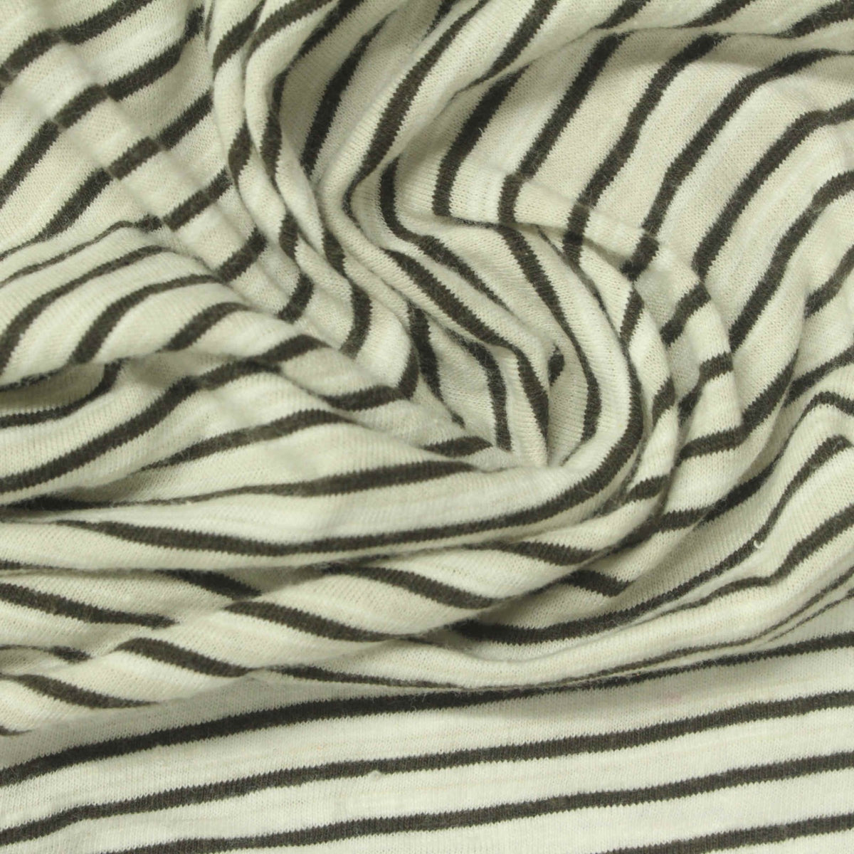 Dark Brown Stripes Knit, Cotton