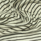 Dark Brown Stripes Knit, Cotton