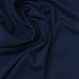 Jacquard Viscose Stretch Knit Fabric, 190 gsm, 162 cm — Navy