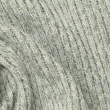 Light Grey Marl Rib Knit, Polyester — texture