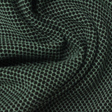 Dark Green Dot Chunky Knit, Polyester
