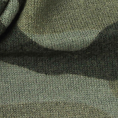 Green Camo Chunky Knit, Viscose-Poly, 286 gsm