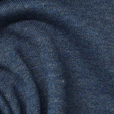 Blue Marl French Terry, Poly-Cotton — texture