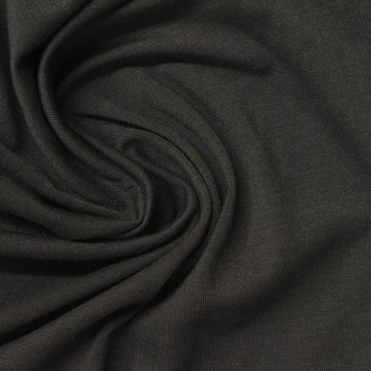 Polyester Cotton Stretch Jersey Knit Fabric, 174 gsm, 160 cm — Grey
