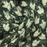 White Abstract Jacquard, Cotton-Poly