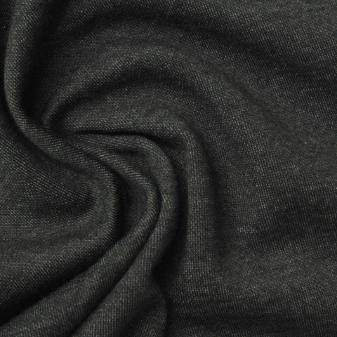 100% Polyester Interlock Knit Fabric, 266 gsm, 185 cm — Grey