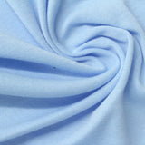 Polyester Stretch Rib Knit Fabric, 239 gsm, 150 cm — Blue