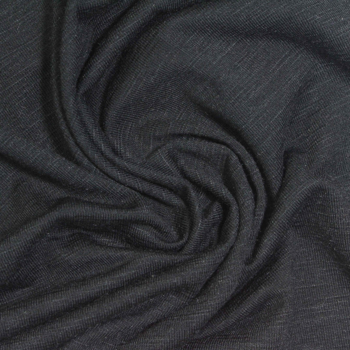 Dark Grey Marl Knit, Cotton-Poly, 186 gsm