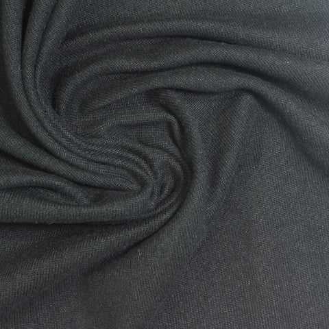 Polyester Stretch Jersey Knit Fabric, 215 gsm, 155 cm — Grey