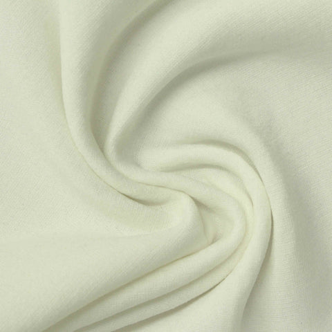 Viscose Polyester Stretch Interlock Knit Fabric, 230 gsm, 152 cm — Beige