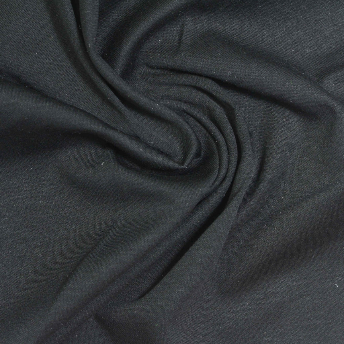 100% Cotton Jersey Knit Fabric, 149 gsm, 148 cm — Black