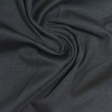 100% Cotton Jersey Knit Fabric, 149 gsm, 148 cm — Black