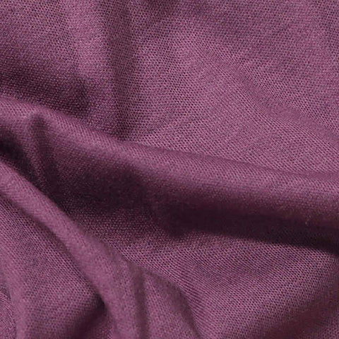 100% Cotton Interlock Knit Fabric, 150 gsm, 150 cm — Purple
