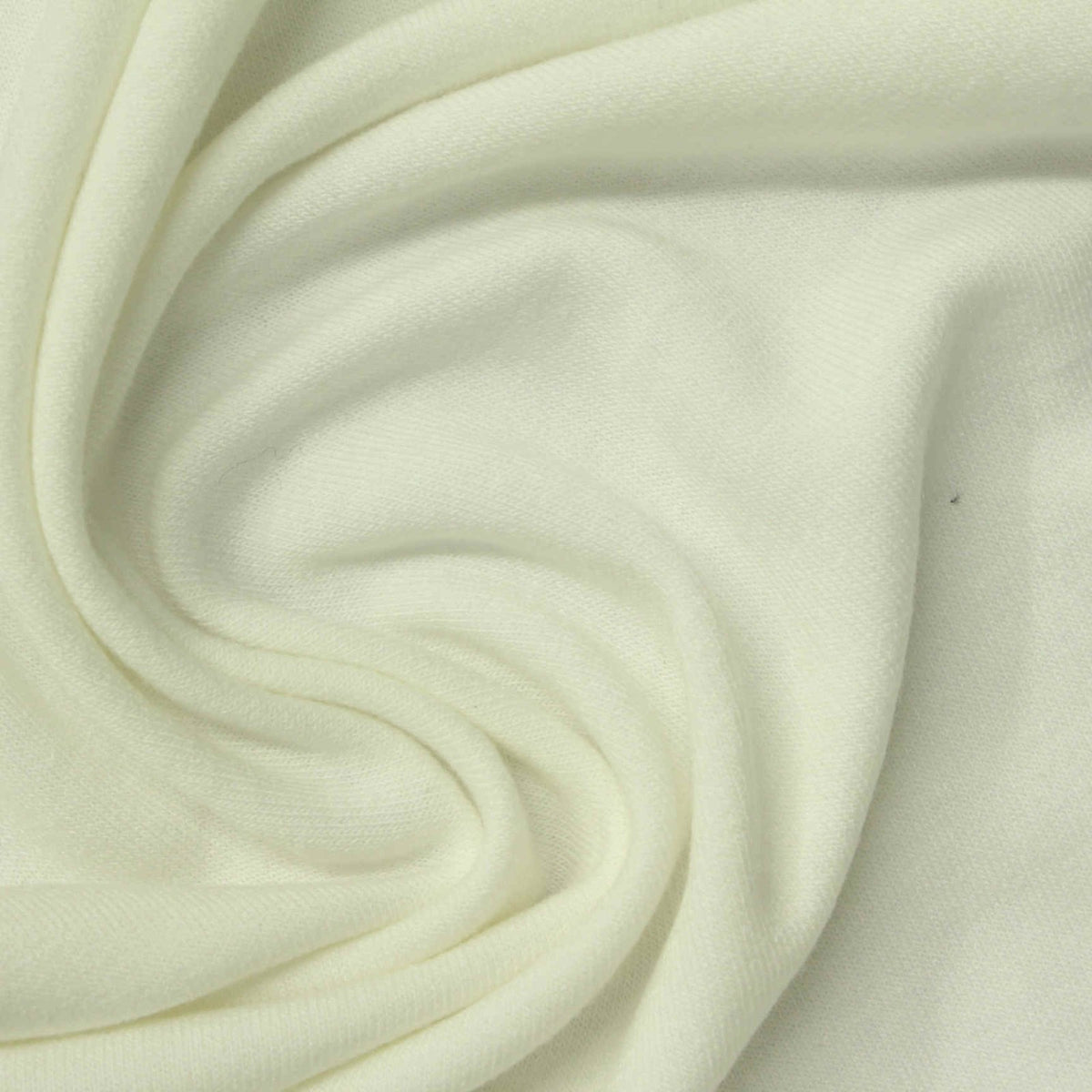 Polyester Viscose Stretch French Terry Fabric, 220 gsm, 160 cm — Beige