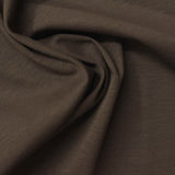 100% Cotton Interlock Knit Fabric, 155 gsm, 150 cm — Brown