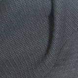 Dark Grey Square Waffle Knit, Cotton-Poly