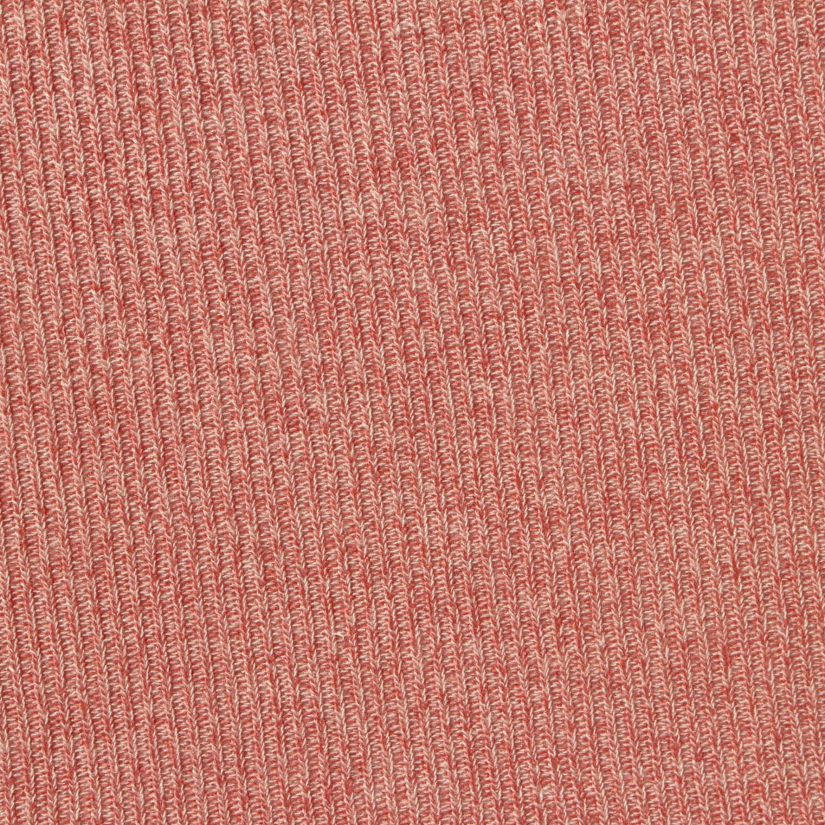 Terracotta Marl Rib Knit, Poly-Viscose