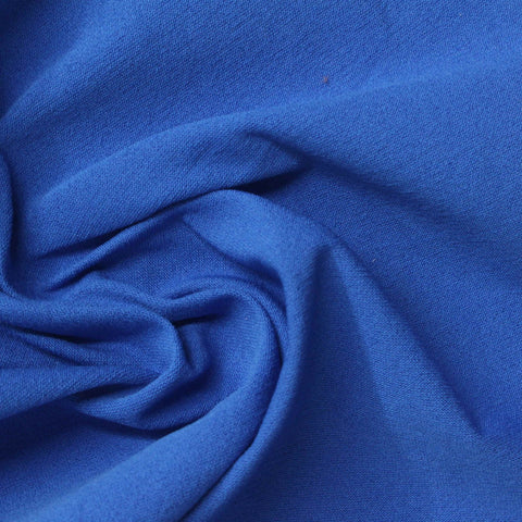 100% Polyester Linen-Look Fabric, 160 gsm, 160 cm — Blue