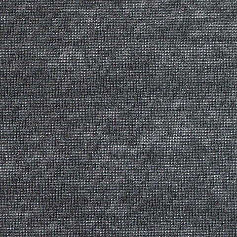 Dark Grey Heathered-Marl Jersey Knit, Polyester, 139 gsm