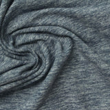 Blue Marl Jersey Knit, Polyester