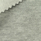Heathered Grey Marl French Terry, Cotton-Poly — texture