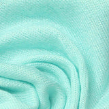 Viscose Polyester Stretch Chunky Knit Fabric, 205 gsm, 160 cm — Green — texture