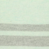 Grey Horizontal-Stripe Chunky Knit, Viscose-Poly