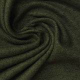 Dark Olive Marl Chunky Knit, Viscose-Poly