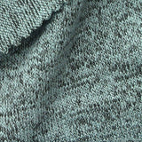Teal Heather Chunky Knit, Viscose-Poly — texture