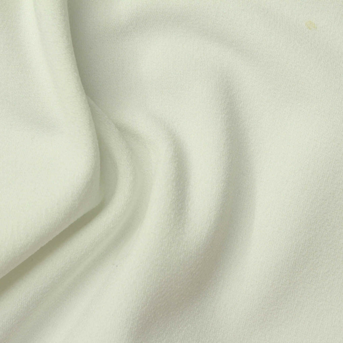 Polyester Stretch Linen-Look Fabric, 462 gsm, 163 cm — White