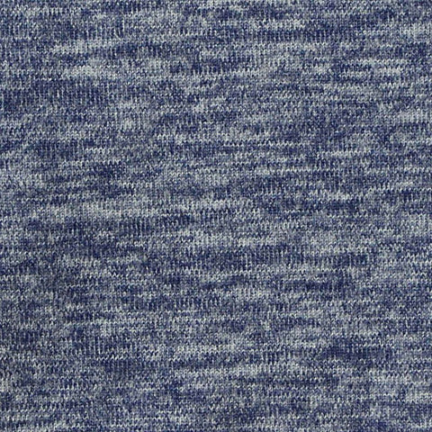Blue Marl Jersey Knit, Polyester, 210 gsm, 150 cm