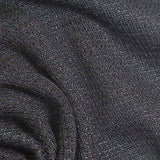 Dark Grey Marl Rib Knit, Poly-Acrylic — texture