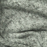 Heather Grey Marl Knit, Polyester — texture