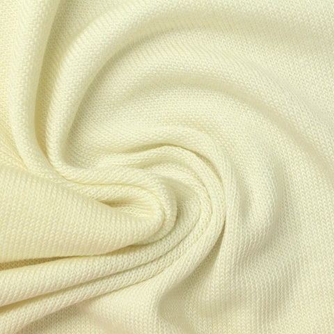 Viscose Stretch Chunky Knit Fabric, 220 gsm, 180 cm — Yellow