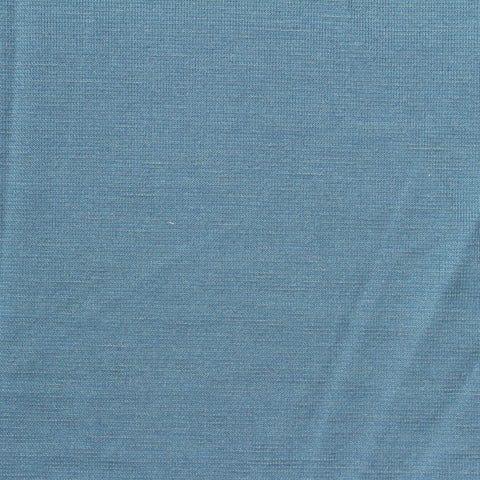 Polyester Acrylic Blend Stretch Jersey Knit Fabric, 156 gsm, 170 cm — Blue