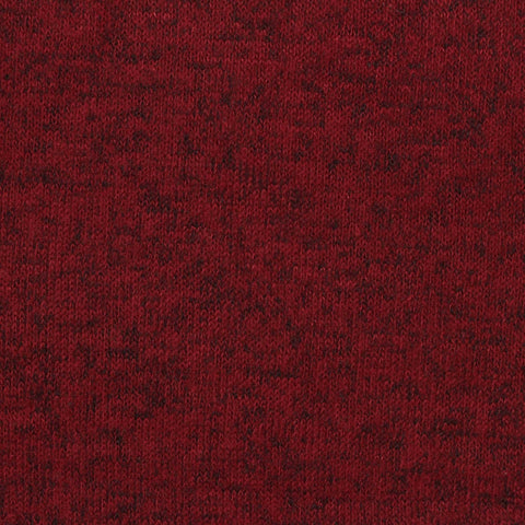 Red Marl Chunky Knit, Viscose-Poly, 220 gsm
