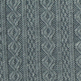 Blue-Grey Vertical-Stripe Jacquard, Polyester — texture