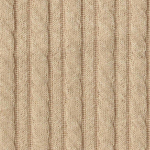Jacquard 100% Polyester Knit Fabric, 290 gsm, 150 cm — Beige