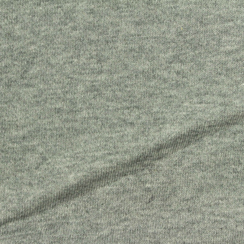 Heather Grey Marl French Terry, Cotton, 320 gsm