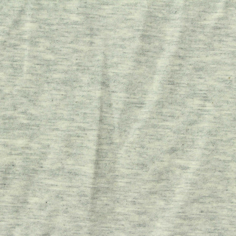 Light Grey Marl Jersey Knit, Poly-Cotton, 160 gsm, 175 cm