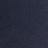 Polyester Cotton Stretch French Terry Fabric, 260 gsm, 175 cm — Navy