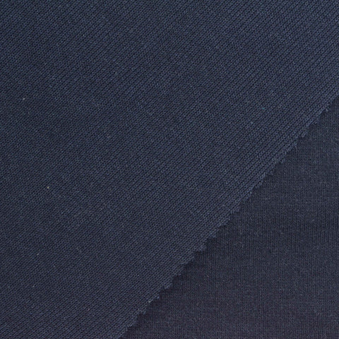 Rib Knit Fabric, 310 gsm, 150 cm — Navy
