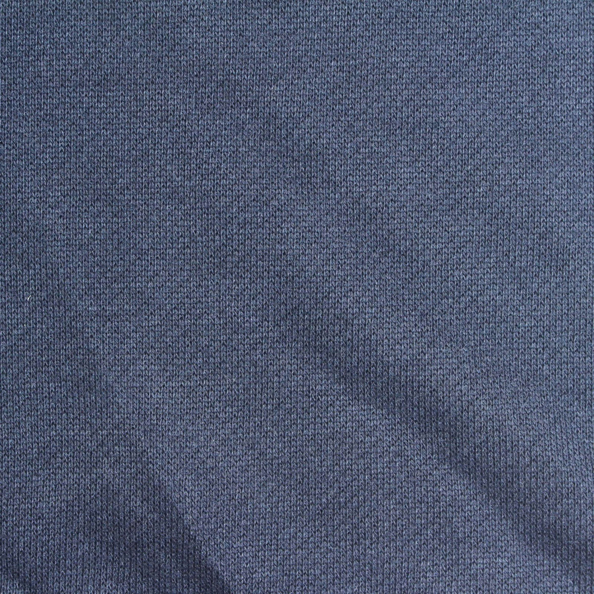 Heathered Blue Marl French Terry, Poly-Cotton, 240 gsm