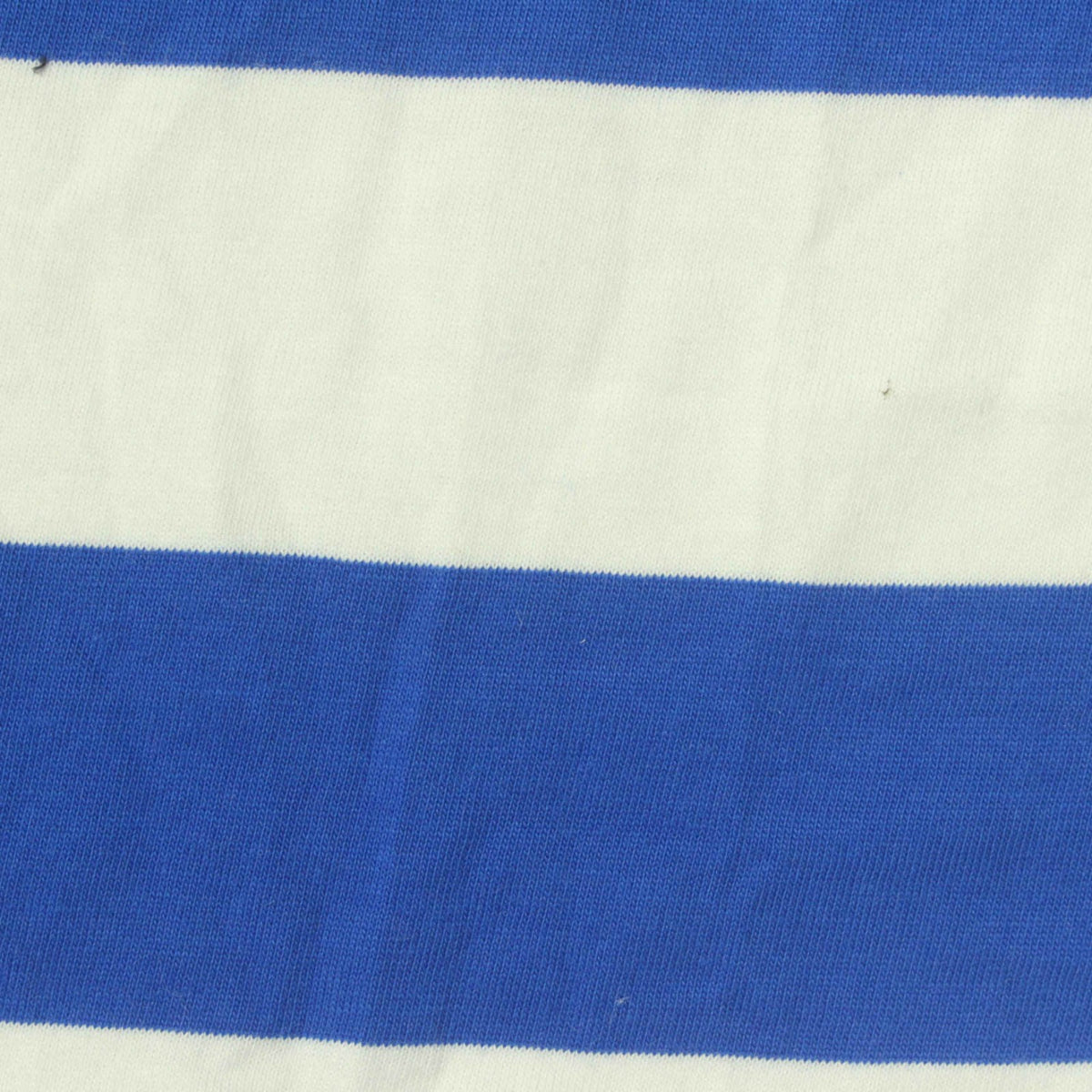 Blue Horizontal-Stripe Jersey Knit, Cotton, 180 gsm