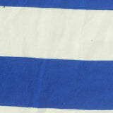 Blue Horizontal-Stripe Jersey Knit, Cotton