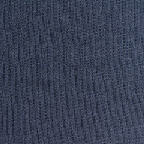 Cotton Polyester Scuba Knit Fabric, 330 gsm, 160 cm — Navy