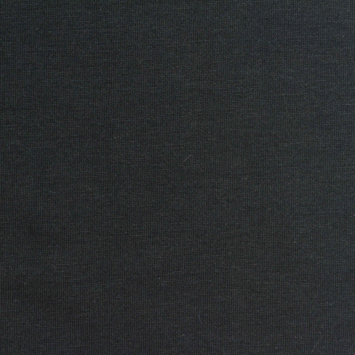Cotton Polyester Stretch Jersey Knit Fabric, 160 gsm, 180 cm — Black