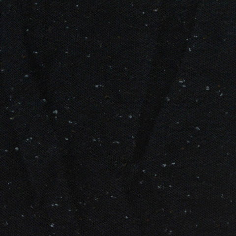 Black Marl Piqué Knit, Cotton-Poly