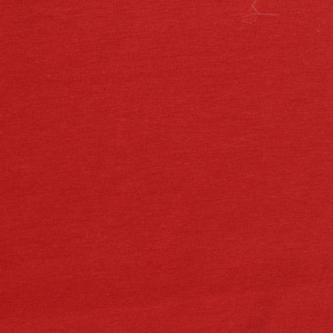 Cotton Stretch Jersey Knit Fabric, 200 gsm, 180 cm — Red