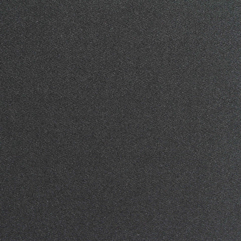 100% Polyester ITY Knit Fabric, 350 gsm, 160 cm — Black